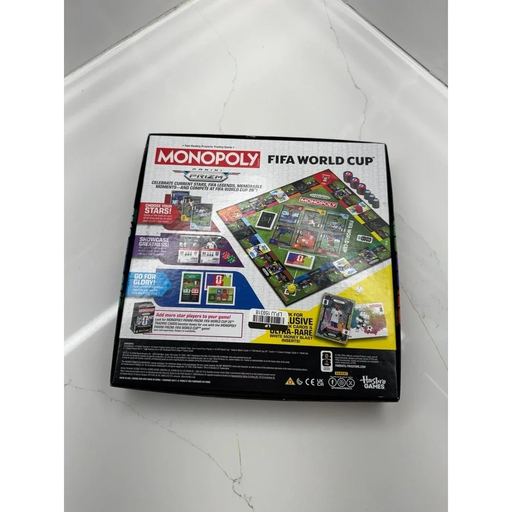FIFA monopoly prism edition opened, one prism pack